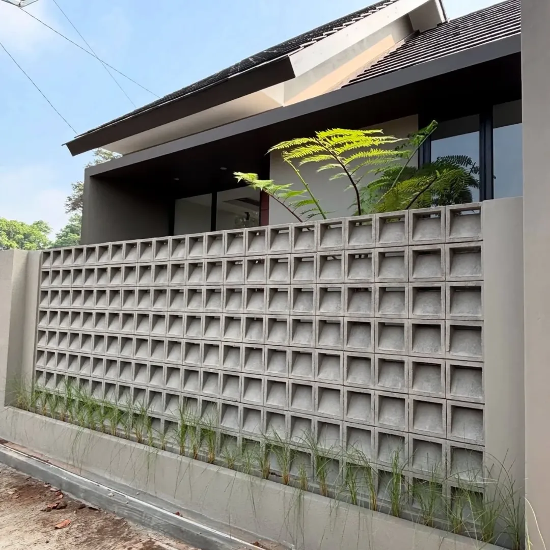 Rumah jadi estetik dengan Roster minimalis motif nako lubang 1  untuk interior maupun eksterior