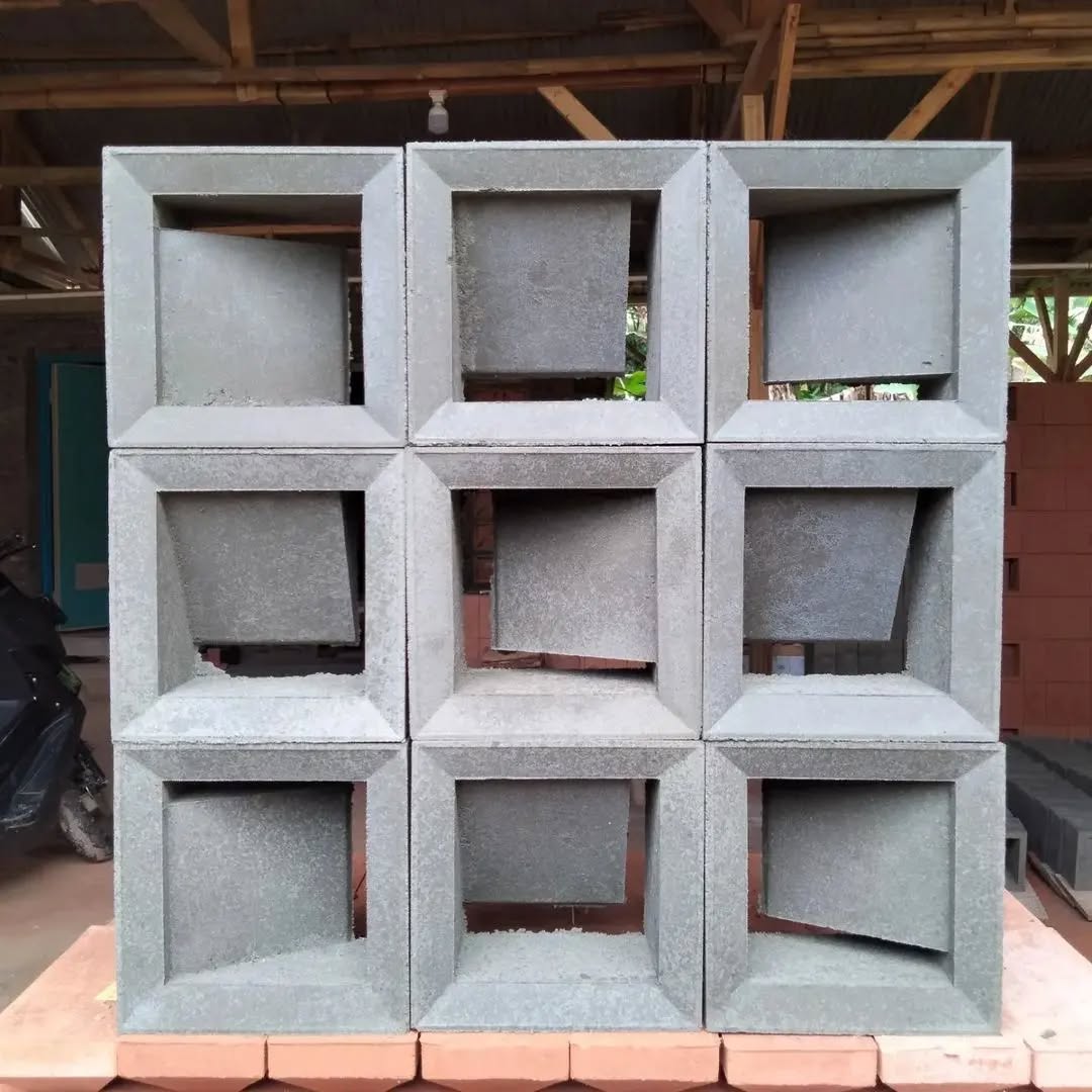 roster beton minimalis motif L nako