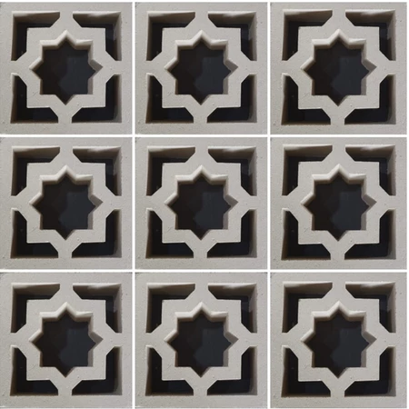 Roster Beton Minimalis Motif MD (Satu Sisi) 20 x 20 x 10 cm