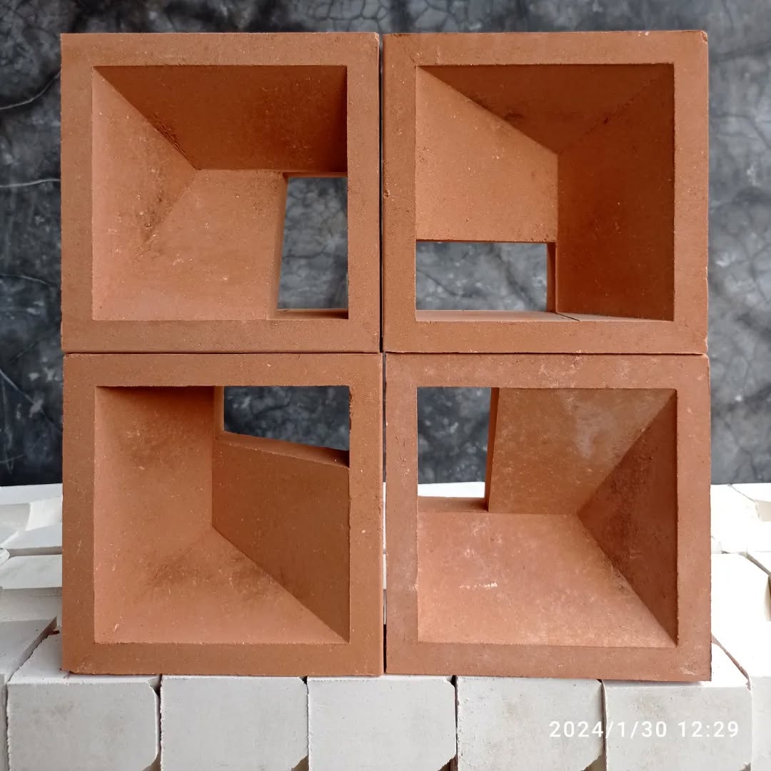 Roster Beton Motif Celah Sudut 20x20 Minimalis | IndoRoster