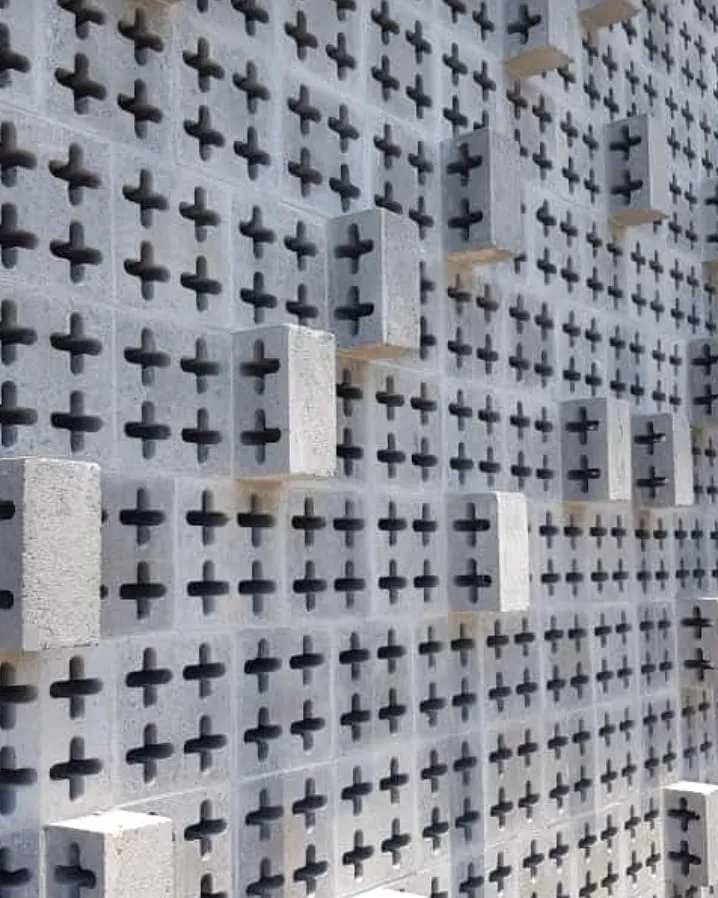 Roster Beton Motif plus 20x20 Minimalis | IndoRoster