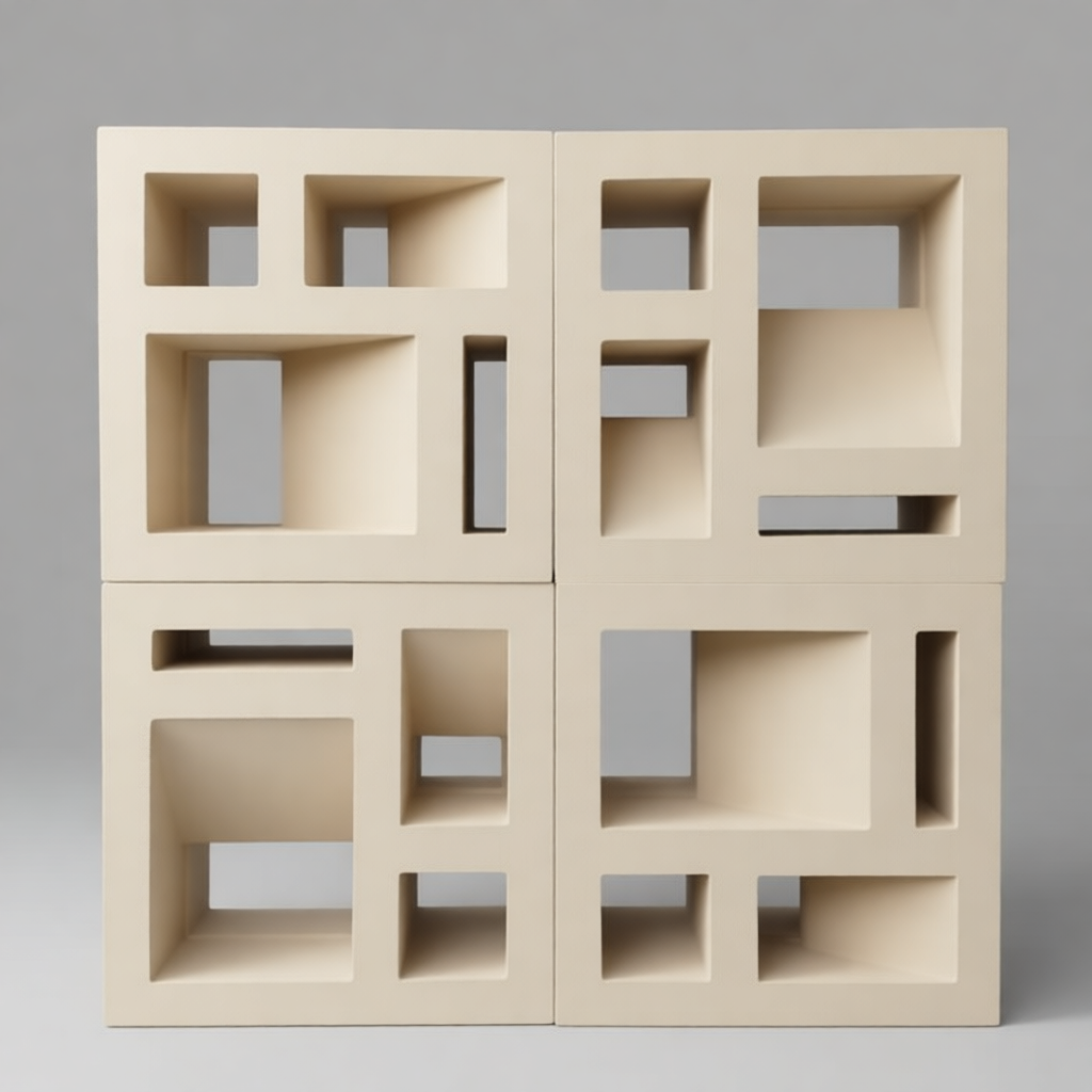 Decorative Brizze Block Roster Minimalis Motif Lb4 2 Muka Plered Purwakarta